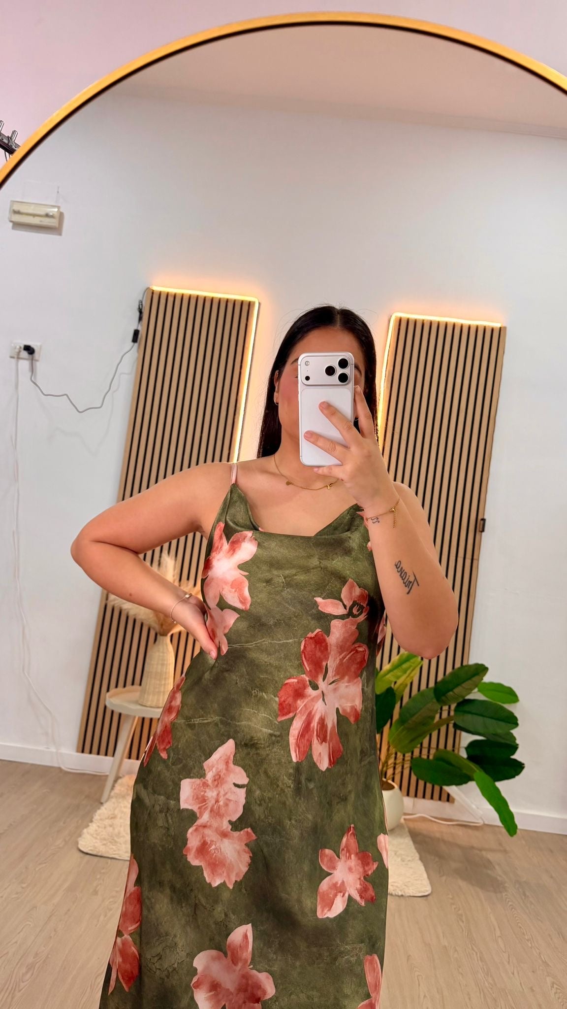 Vestido tropicoqueta verde