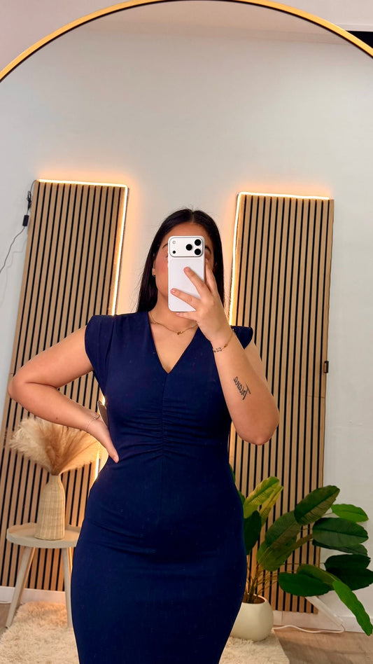 Vestido luxe marino