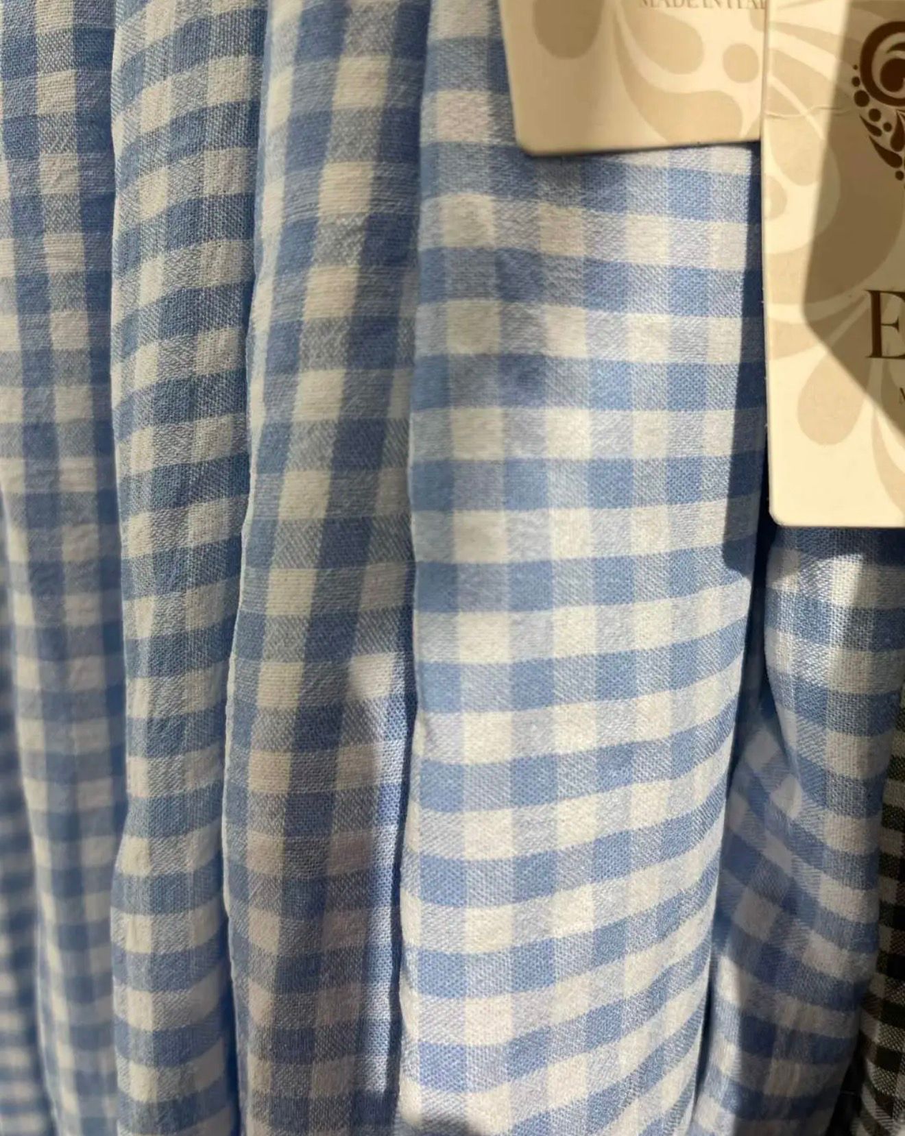 Pantalón balloon vichy
