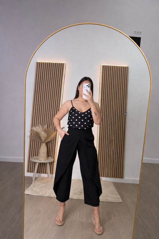 Pantalón capa negro