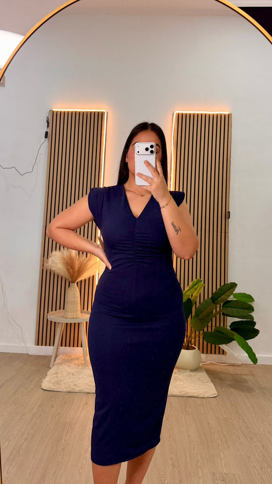 Vestido luxe marino