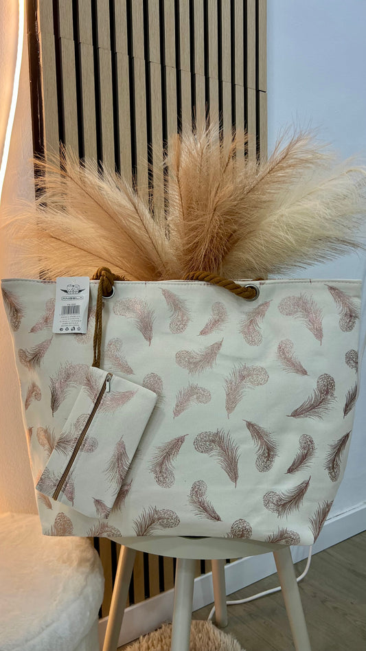Bolso plumas