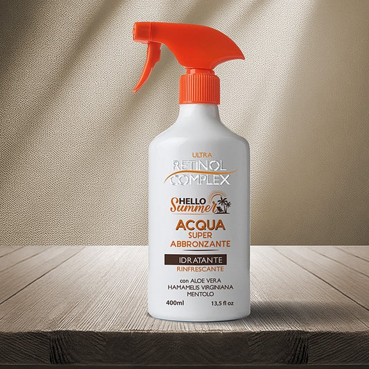 Agua bronceadora hello summer