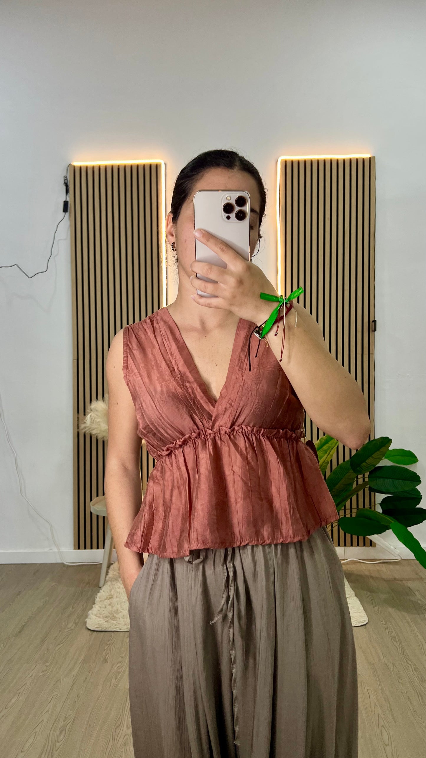 Blusa brisa teja