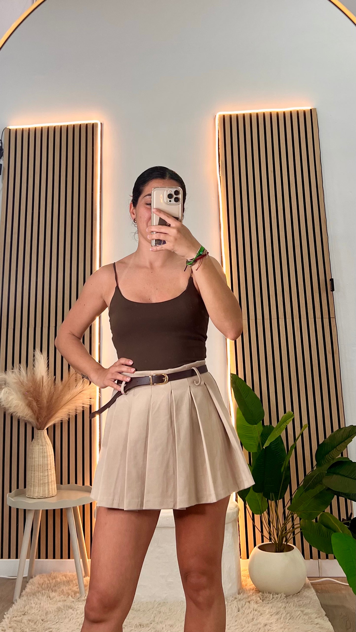 FALDA PANTALÓN BEIGE