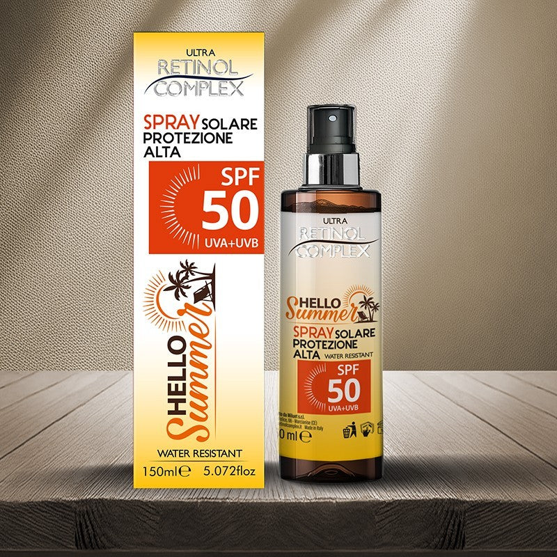 Spray solar SPF 50 hello summer