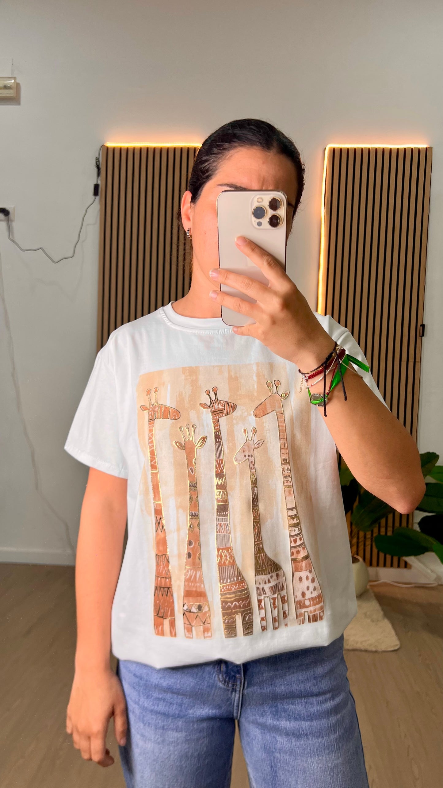 Camiseta jirafas