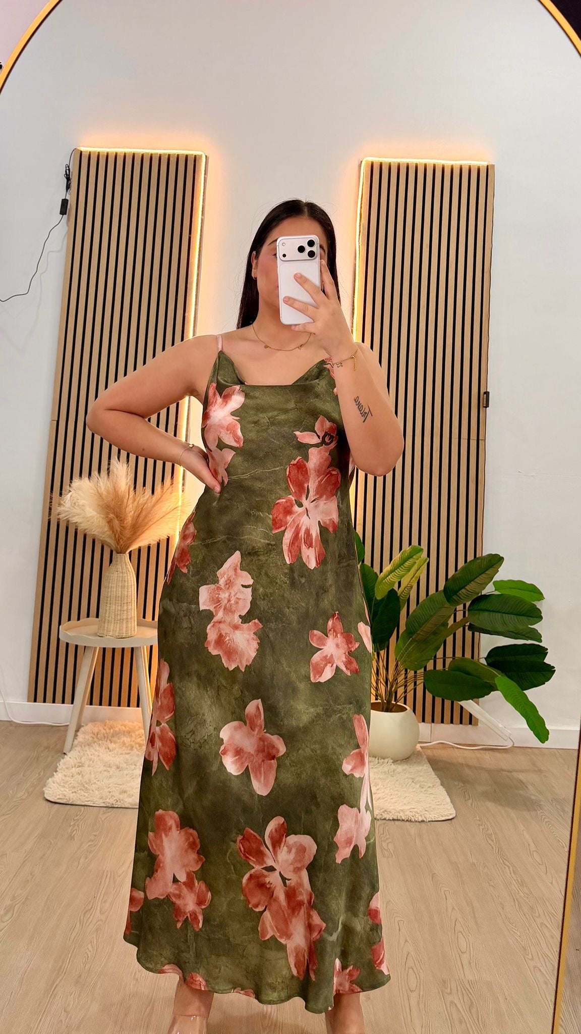 Vestido tropicoqueta verde