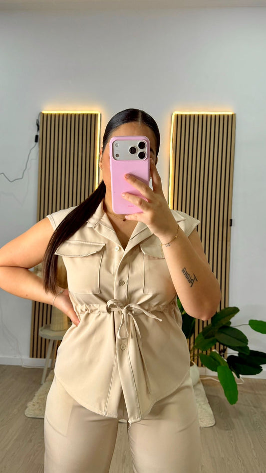 Conjunto beige