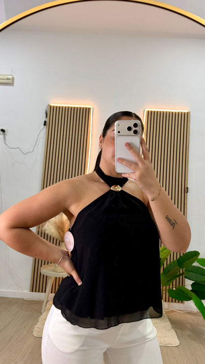 Blusa Venus negra