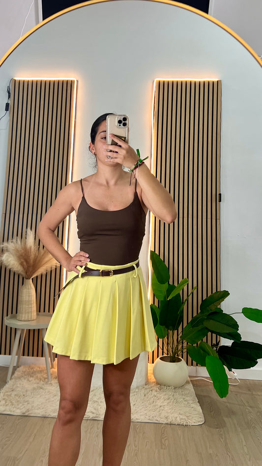 Falda pantalón tablitas