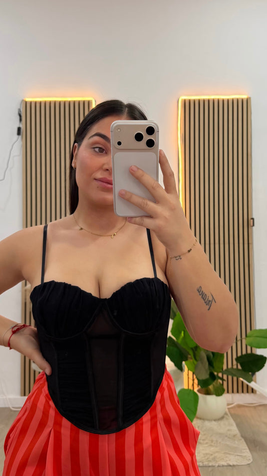 CORSÉ ARIEL NEGRO