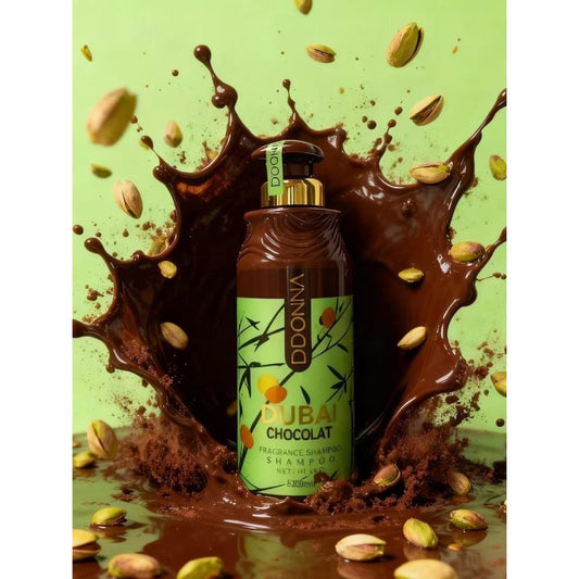 Champú chocolate Dubái