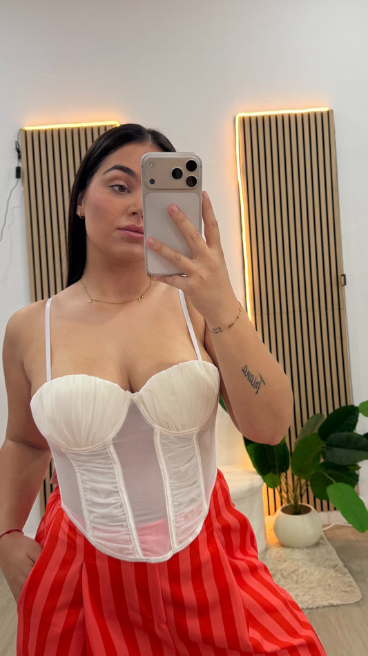 Corsé Ariel blanco